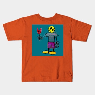 Put On The Mean Face Kids T-Shirt